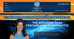 Desktop Screenshot of andersonpeakperformance.com